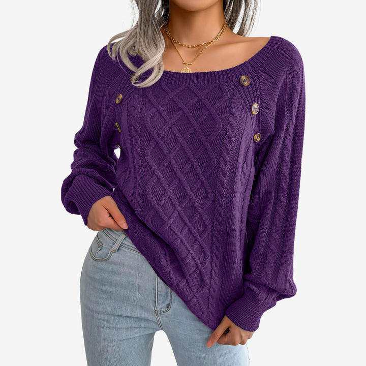 Meli™ Button Detail Sweater