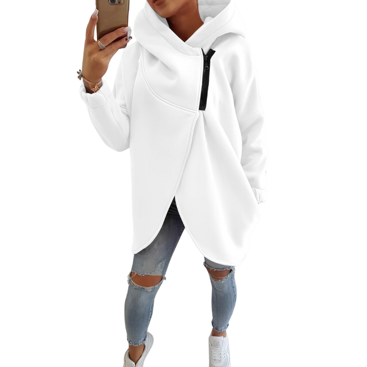 VANIA™ - Plus Size Half-Zip Pullover Hoodie
