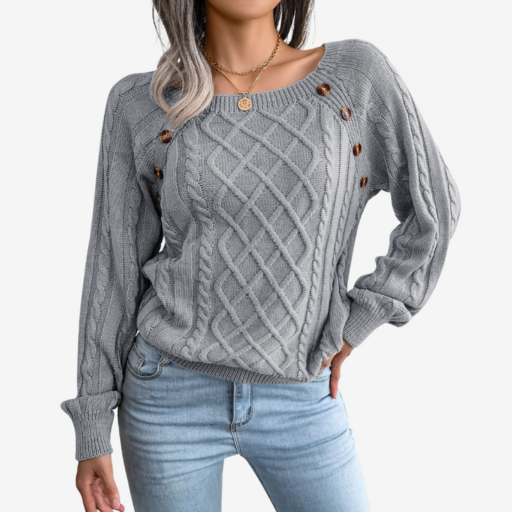 Meli™ Button Detail Sweater