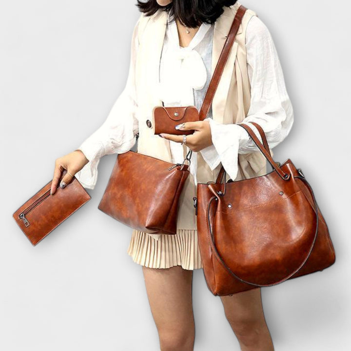 Juna | 4-Piece Vintage Bag Set