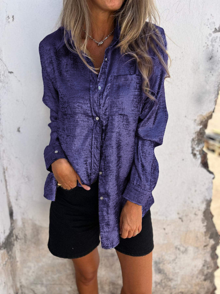 BRYNLEE™ – Glam Shimmer Shirt