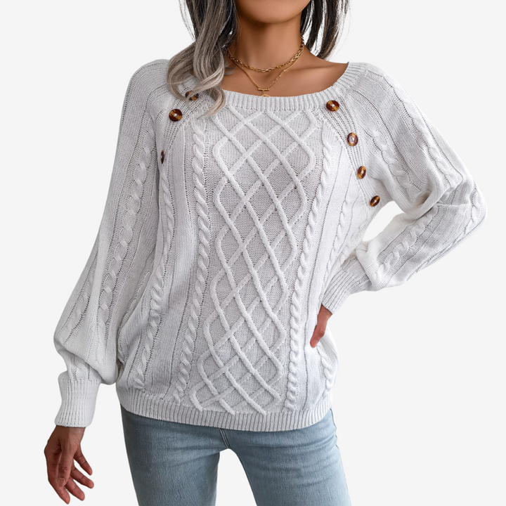 Meli™ Button Detail Sweater