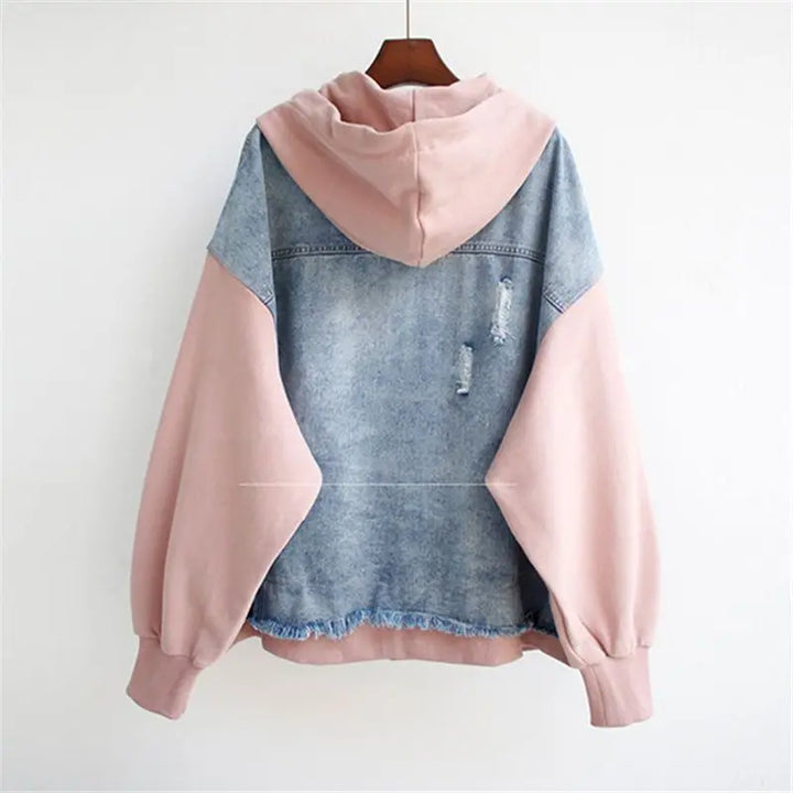Vivian | Denim Hoodie Jacket