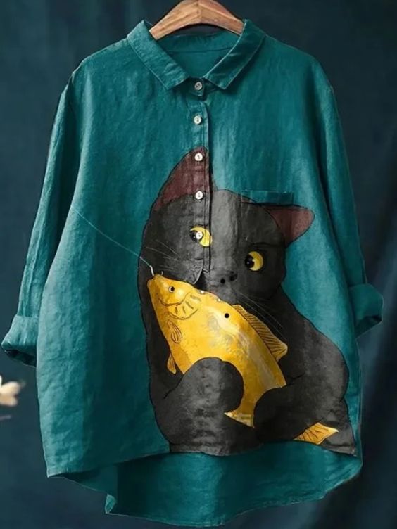 AMARI™ - Cat Art Shirt