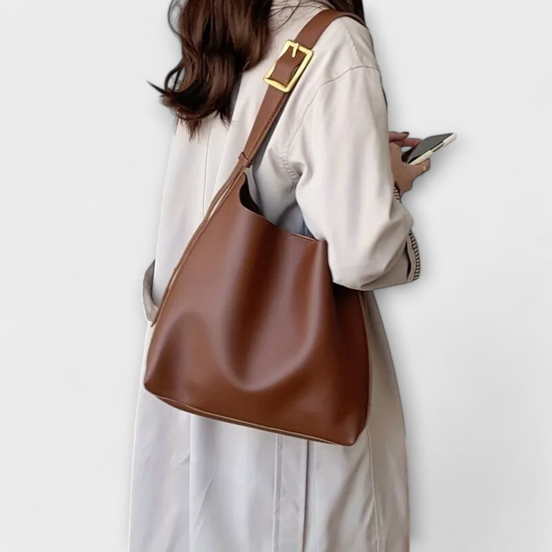 Eva – Elegant Leather Shoulder Bag