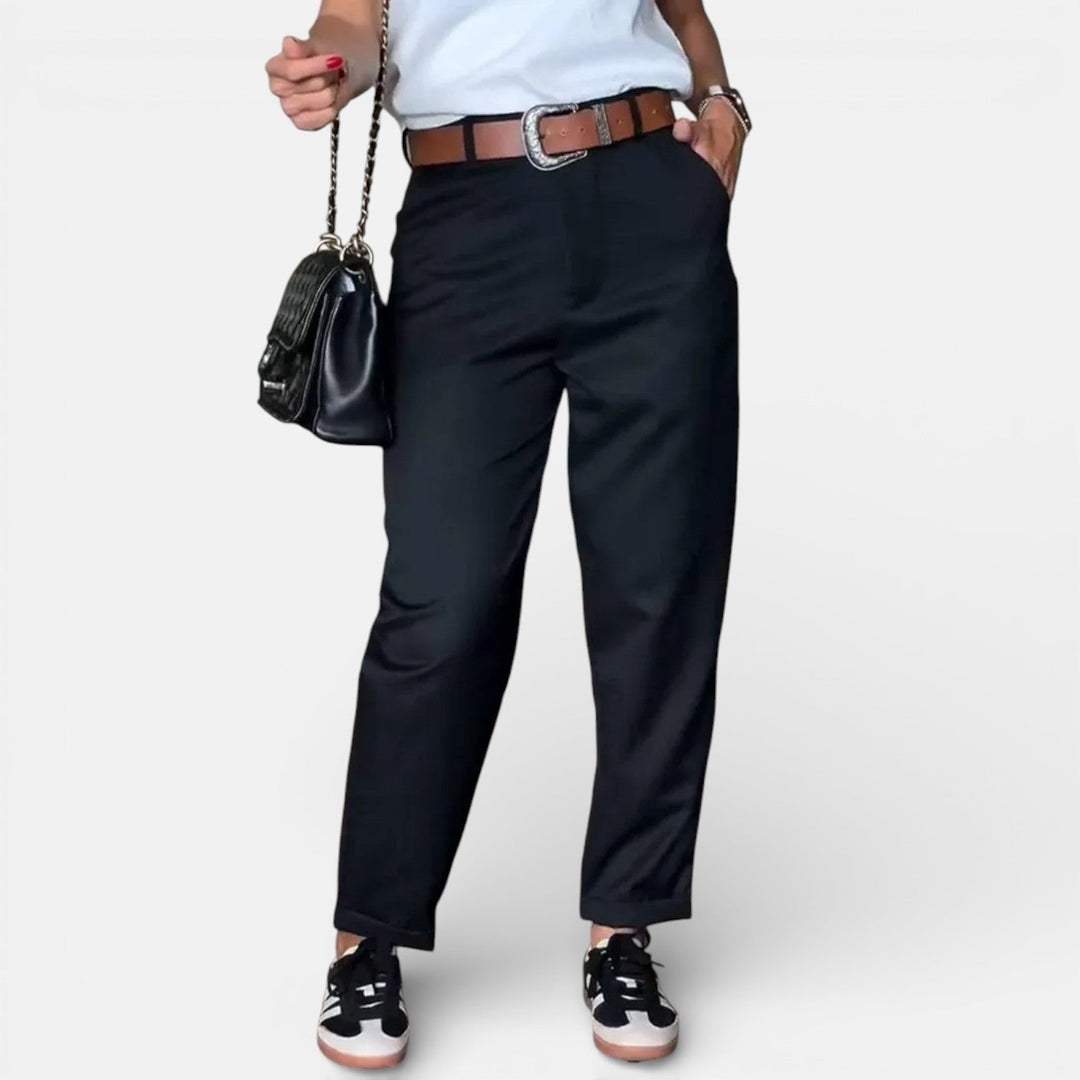 MATHILDA | ELEGANT, FIGURE-FLATTERING PANTS WITH STRIPES