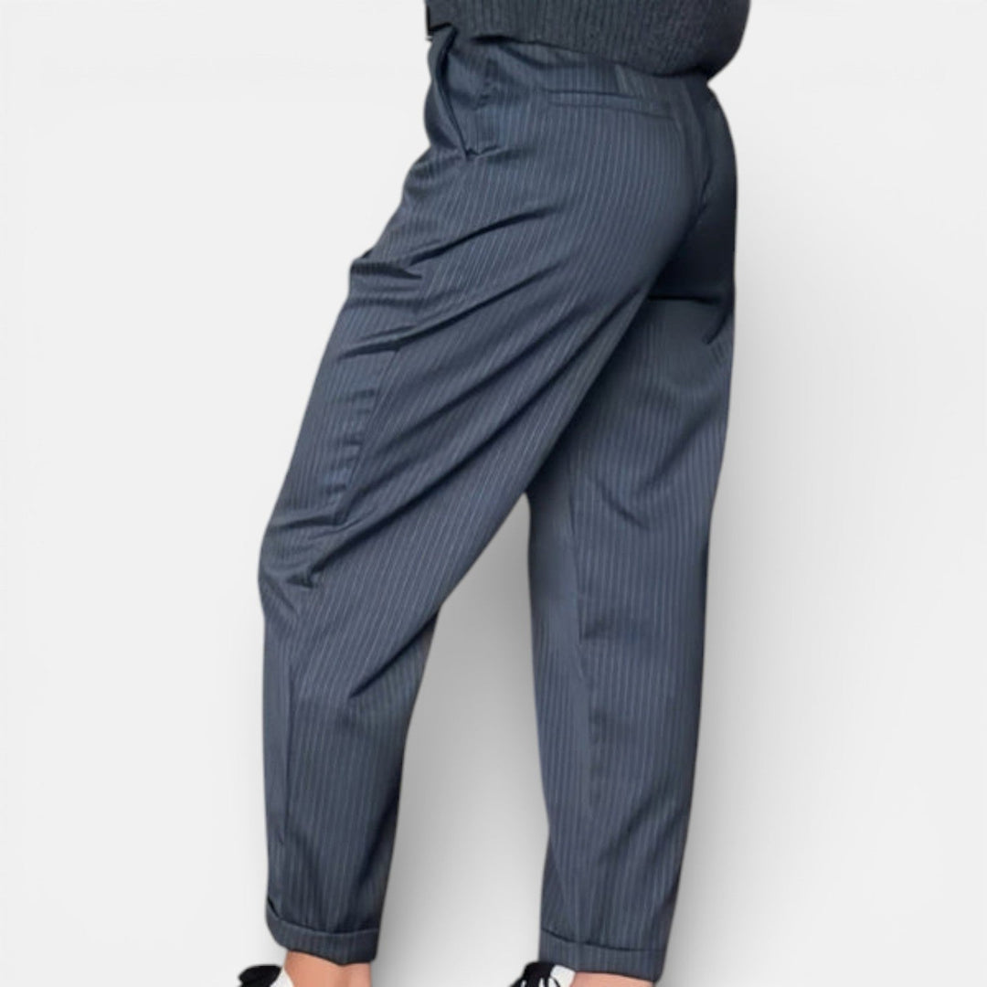 MATHILDA | ELEGANT, FIGURE-FLATTERING PANTS WITH STRIPES